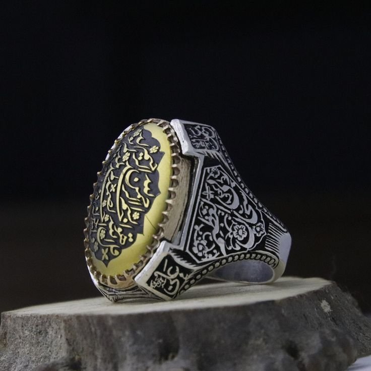 Stone Religious Rings