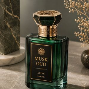 Misk Al Oud Perfume 100ml premium fragrance bottle