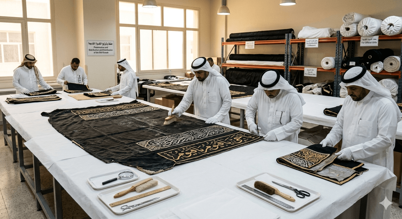 Old Kiswah of the Kaaba
