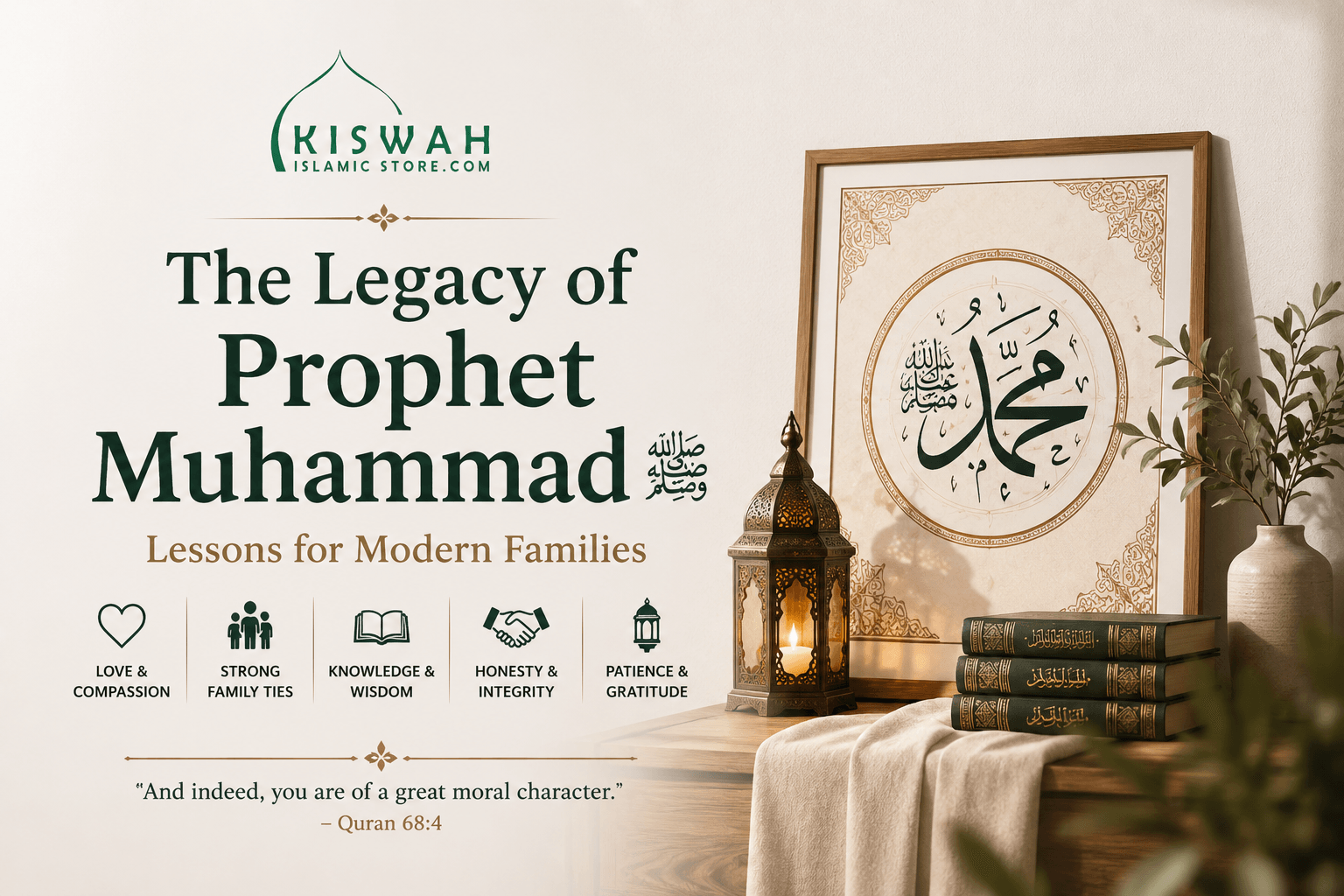 Islamic family gathering reflecting on the teachings and legacy of Prophet Muhammad ﷺ.