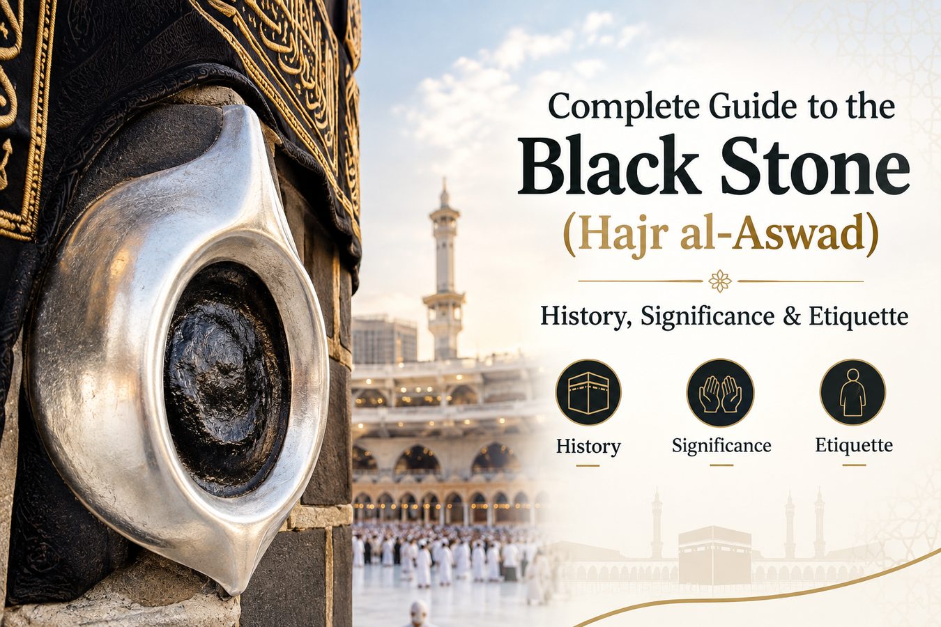 Black Stone Hajr al Aswad at the Holy Kaaba in Makkah